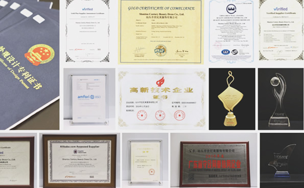 超100項專利與版權、BSCI、WRAP、ISO9001等資質認證